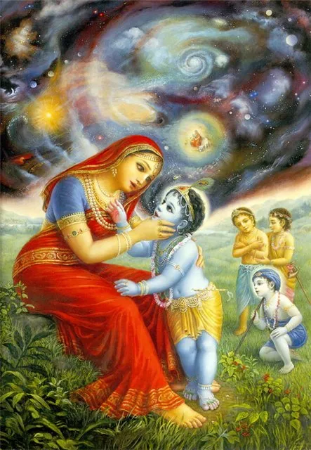 "Харе Кришна" на карте России.