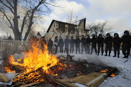 Защитники «Речника» отстояли поселок