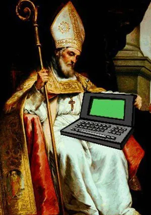 А в интернете праздник - день святого Исидора - покровителя интернета.