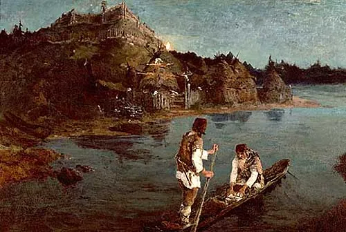 Групповая визуализация славянского поселения