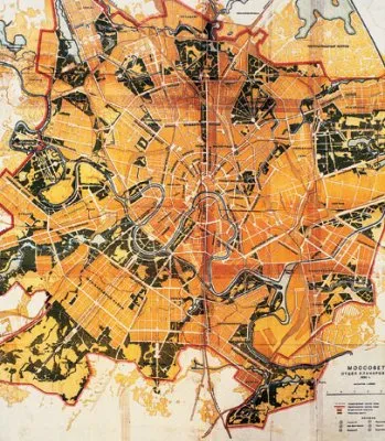 Сталинский план реконструкции Москвы, 1935 г.