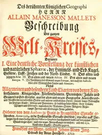 Alain Manesson Mallet «Description de L'Univers» (1684)