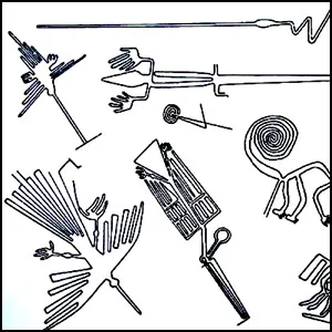 Рисунки в пустыне Наска