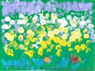 Философия родительства: Пальчиковая живопись детей