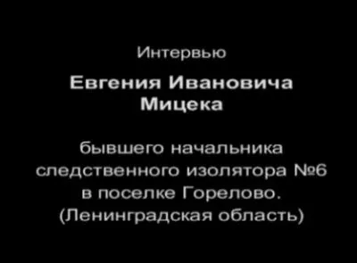 Бывший начальник изолятора об осужденном Петрике В.И.