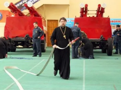 Икона вместо пожарного вертолёта