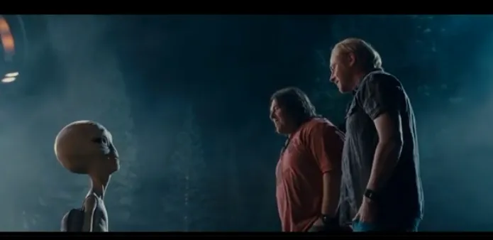 Мрачненькое Кино. Пол: Секретный материальчик / Paul (2011).