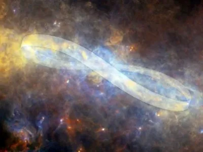 Телескоп NASA увидел в центре галактики символ бесконечности