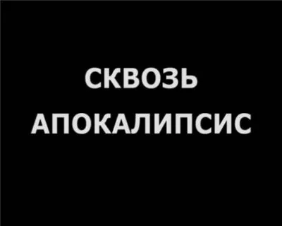 Сквозь апокалипсис. Энергоинформатика (Серия 2)