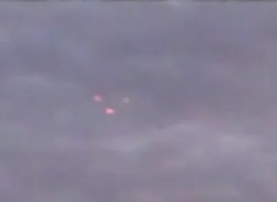 В небе над Москвой было замечено НЛО