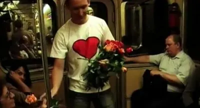 Акция простых Русских людей в московском метро!