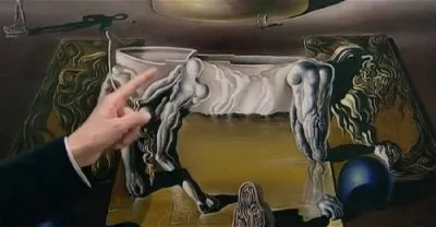 Невидимые спящая женщина, лошадь и лев Сальвадора Дали / Enquete d'art (2008) SATRip