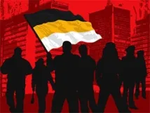 Первое видео с «Русского Марша»