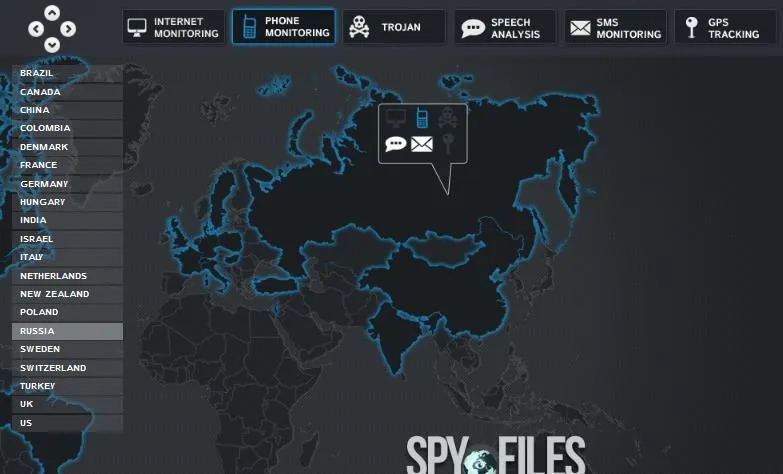 WikiLeaks показал, кто в России следит за людьми