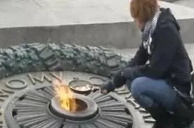 Условный срок за яичницу на т.н. Вечном огне в Киеве