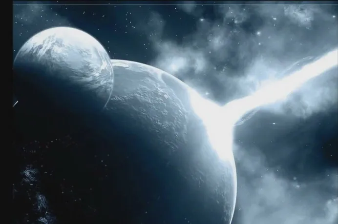 Планета Нибиру видна на фоне Луны?