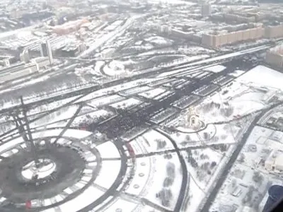 Антиоранжевый митинг на Поклонной горе собрал 138 000 человек