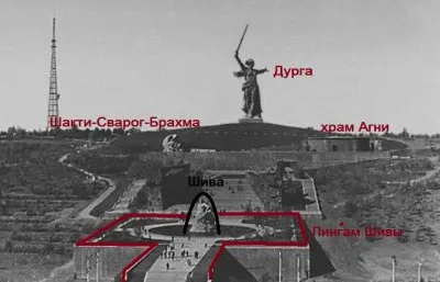 Мамаев Курган – мемориал Шивы и Дурги