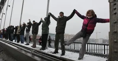 Живая цепь вокруг Садового кольца