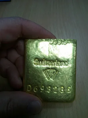 Обнаружены фальшивые слитки золота