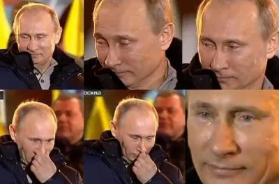 Фальшивые слезы или что нюхал путин