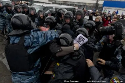 Стычка с карателями у «империи лжи»