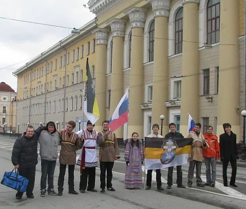 Акция "Россия - и для Русских тоже!" прошла с большим успехом в Томске.