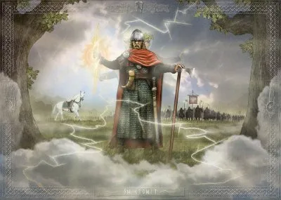 Слава Святовиту! Гой! Слава!