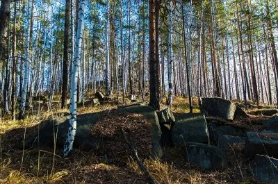 Мегалиты Урала. Попов остров.