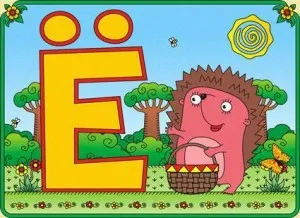 Точки опоры для буквы «Ё»