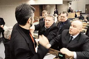 Полёт свиньи, или как я на самом деле бил Жириновского.