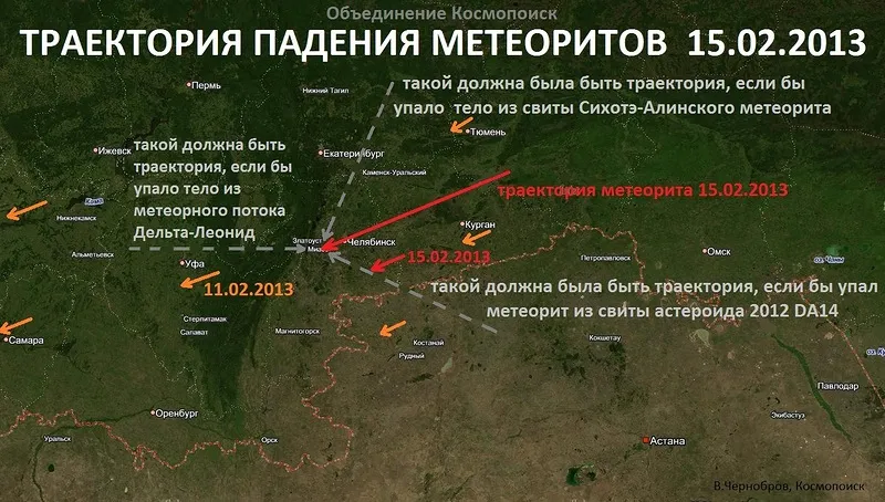 В.Чернобров. Челябинский метеорит