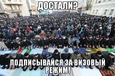 Более 50000 человек уже поддержали визовый режим со странами Средней Азии и Закавказья