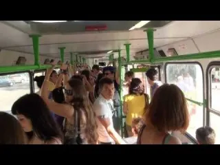 Выйду ночью в поле с конем... в автобусе