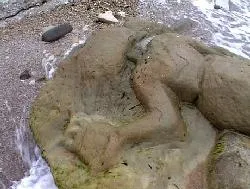 Изваяние Богини-прародительницы появилось на берегу