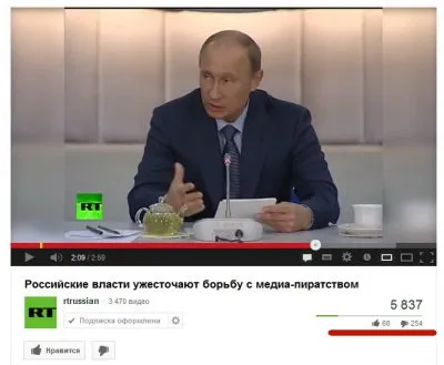 Российские власти начали борьбу с интернетом