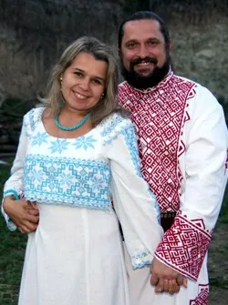 Встреча с Ладой и Владимиром Куровскими, Волхвами Родового Огнища (6 июля 2013 г., Харьков)