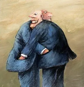 Между двух половинок...