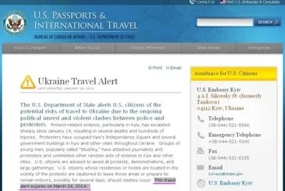 Госдеп обозначил срок интервенции на Украине