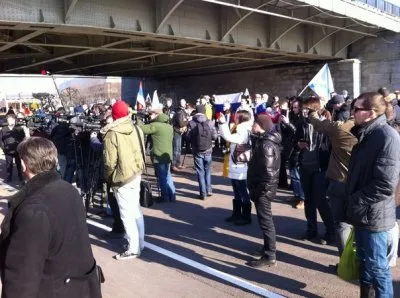 1 марта в Москве прошёл митинг в поддержку жителей Новороссии и Таврии: Русские за Русских