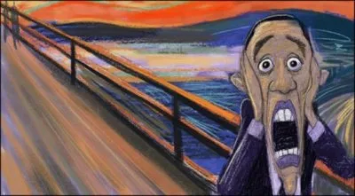 Новая Русская забава "Напугай Обаму"