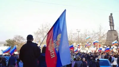 Митинг поддержки Юго-востока Украины в Севастополе