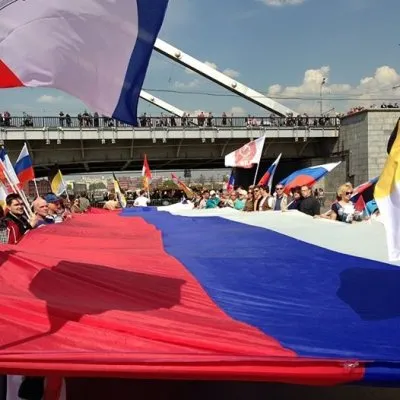 1 мая в России прошли митинги в поддержку «Русской Весны» (фотолента)