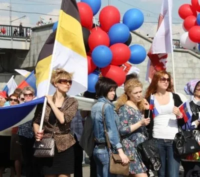 1 мая в России прошли митинги в поддержку «Русской Весны» (фотолента)