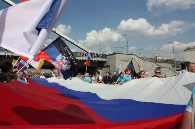 1 мая в России прошли митинги в поддержку «Русской Весны» (фотолента)