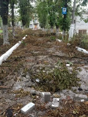 Разрушения Славянска