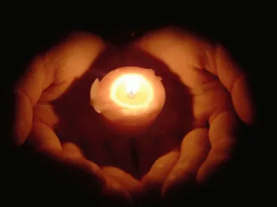 Сказки среди здесь. Разговор со свечкой