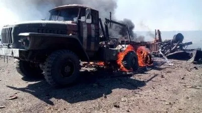 Удар ополчения по позициям украинской армии под Саур-Могилой