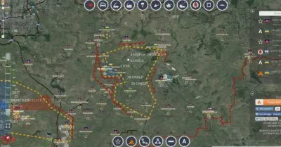 Обзор карты боевых действий в Новороссии 30 августа 2014 г.
