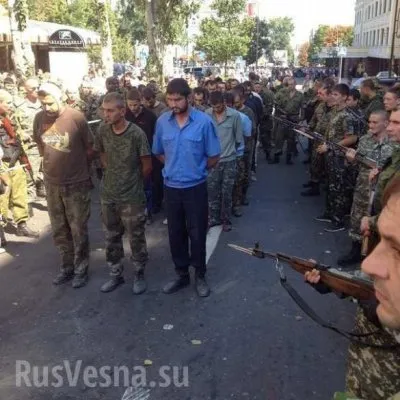 «Марш» пленных украинских карателей в Донбассе – символ поражения врагов России